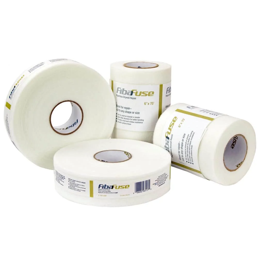 Saint-Gobain ADFORS FibaFuse 6 in. x 75 ft. Paperless Drywall and Plaster Repair Fabric, photo 4 of 7