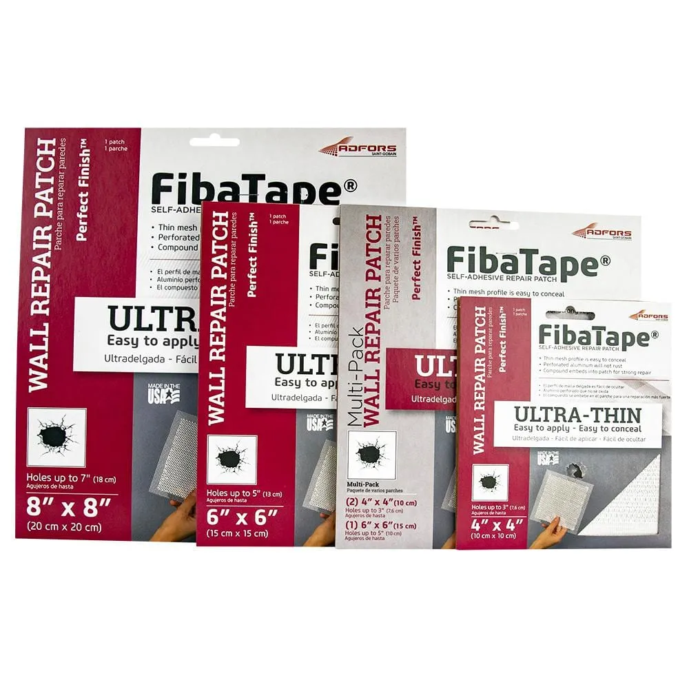 Saint-Gobain ADFORS FibaTape Perfect Finish 4 in. x 4 in. Self-Adhesive Wall Repair Patch, photo 6 of 7