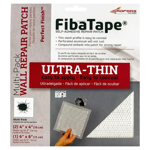 FibaTape Perfect Finish Multi-Pack Self-Adhesive Wall Repair Patch