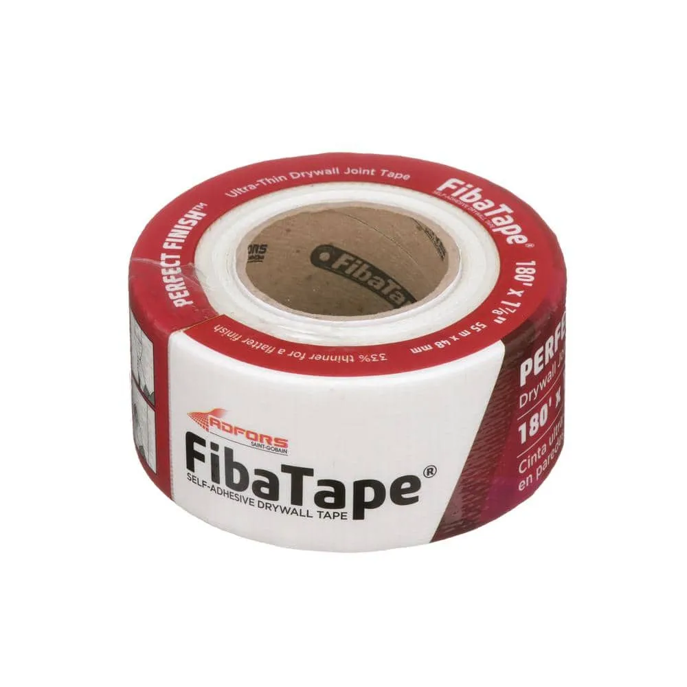 Saint-Gobain ADFORS FibaTape Perfect Finish 1-7/8 in. x 180 ft. Self-Adhesive Mesh Drywall Joint Tape, photo 9 of 11