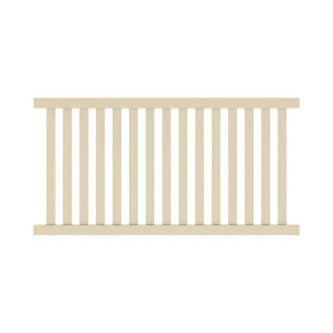 4x8ft Sand Vinyl Fence Panel