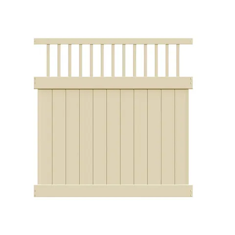 Semi-Privacy Vinyl Fence Panel