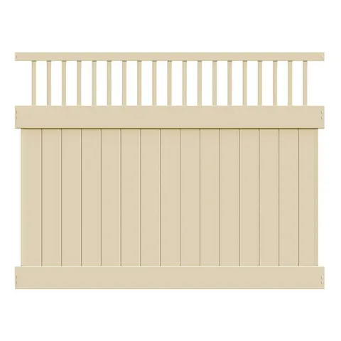 Rainier Sand Vinyl Fence Panel