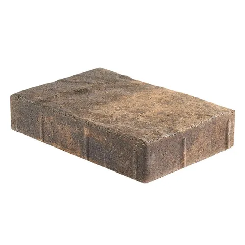 Taverna Rec 11.81 in long · 7.87 in wide · 1.9 in high Sand Brown Charcoal Concrete Paver