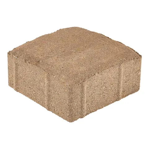 Plaza Square 5.5 in long · 5.5 in wide · 2.25 in high Sandstone Concrete Paver