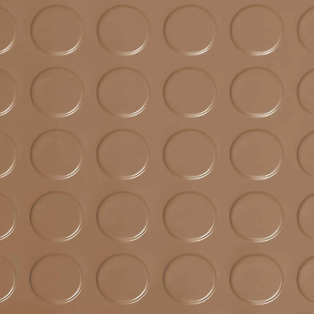 G-Floor Coin 5 ft. x 10 ft. Sandstone Commercial Grade Vinyl Garage Flooring Cover and Protector, photo 2 of 8