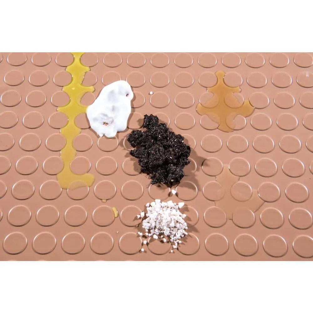 G-Floor Coin 5 ft. x 10 ft. Sandstone Commercial Grade Vinyl Garage Flooring Cover and Protector, photo 7 of 8