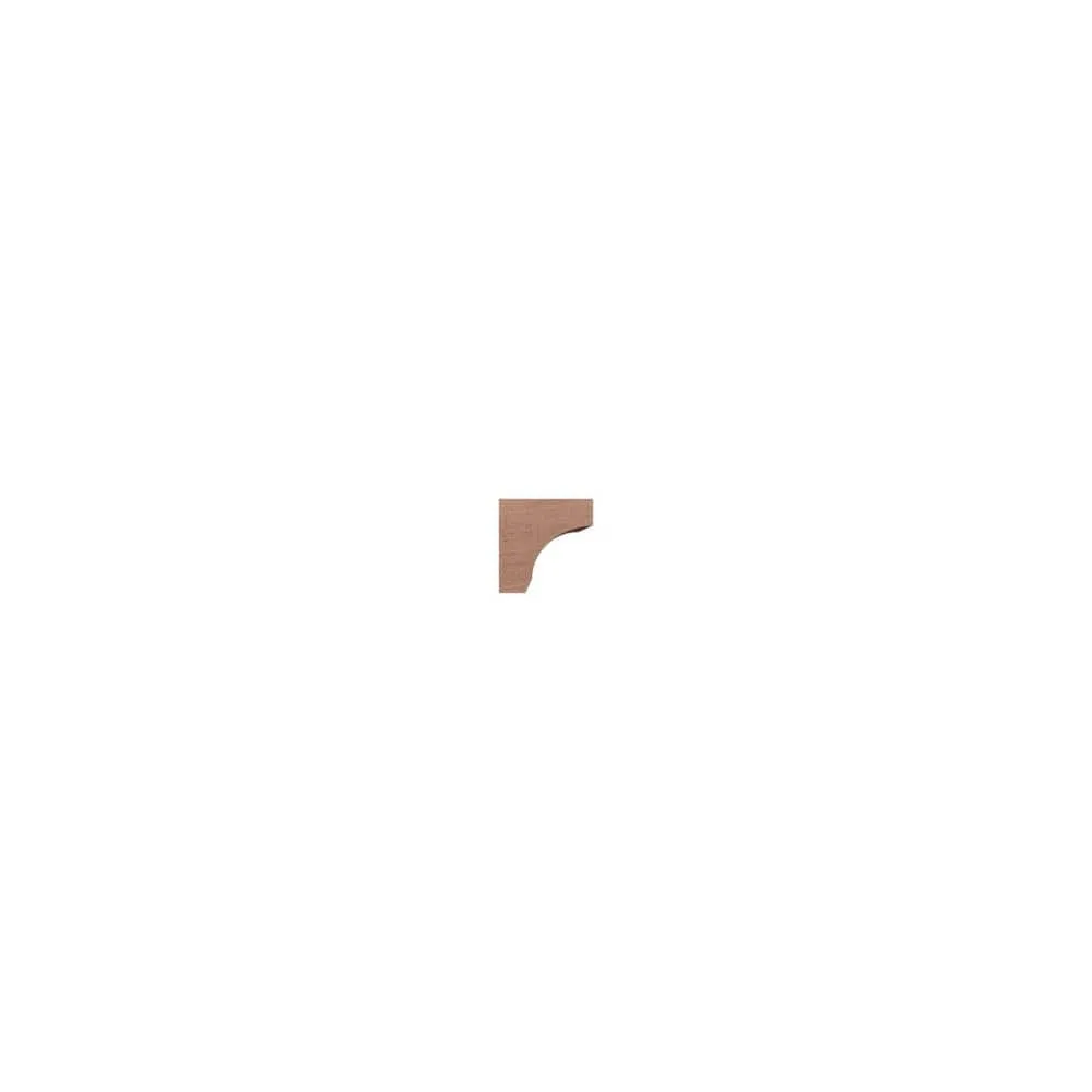 Ekena Millwork WM100 0.69 in. D x 0.69 in. W x 96 in. L Wood (Sapele Mahogany) Crown Moulding, photo 3 of 9