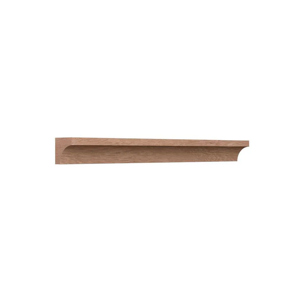 Ekena Millwork WM100 0.69 in. D x 0.69 in. W x 96 in. L Wood (Sapele Mahogany) Crown Moulding, photo 2 of 9