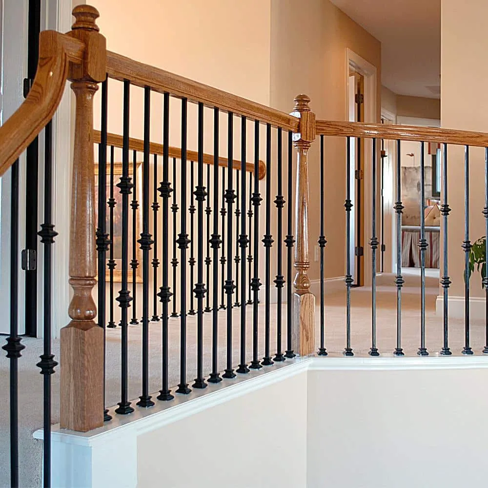 EVERMARK Stair Parts 1/2 in. Satin Black Flat Metal Baluster Shoe for Stair Remodel, photo 5 of 5