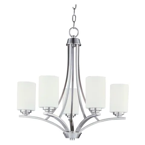 Deven 5-Light Satin Nickel Chandelier