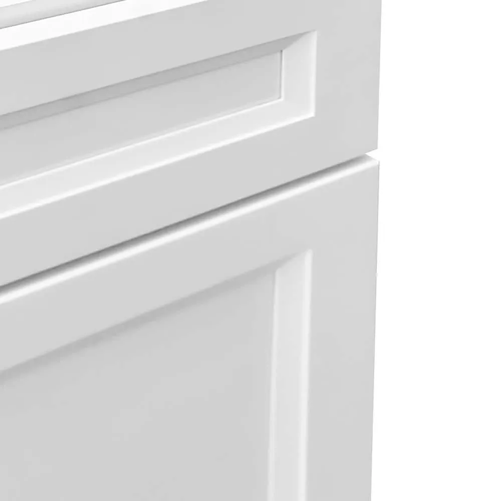 PELHAM & WHITE Keyport Shaker 12 in. W x 12 in. D x 30 in. H Plywood Tool-Free Ready To Assemble Wall Kitchen Cabinet in White, photo 3 of 11