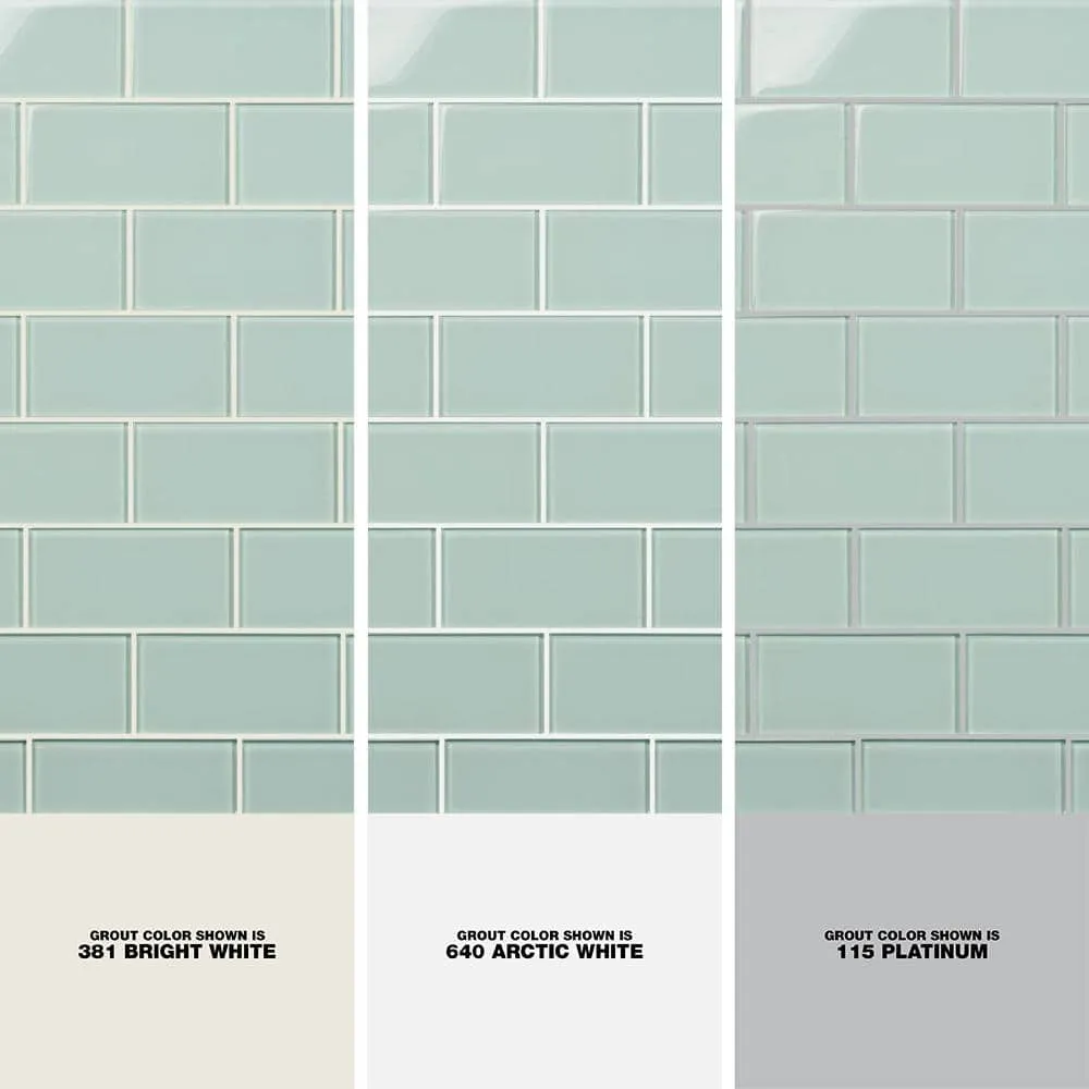 Ivy Hill Tile Contempo Seafoam 3 in. x 6 in. x 8 mm Polished Glass Subway Tile (32 pieces, 4 sq. ft. per box), photo 3 of 7