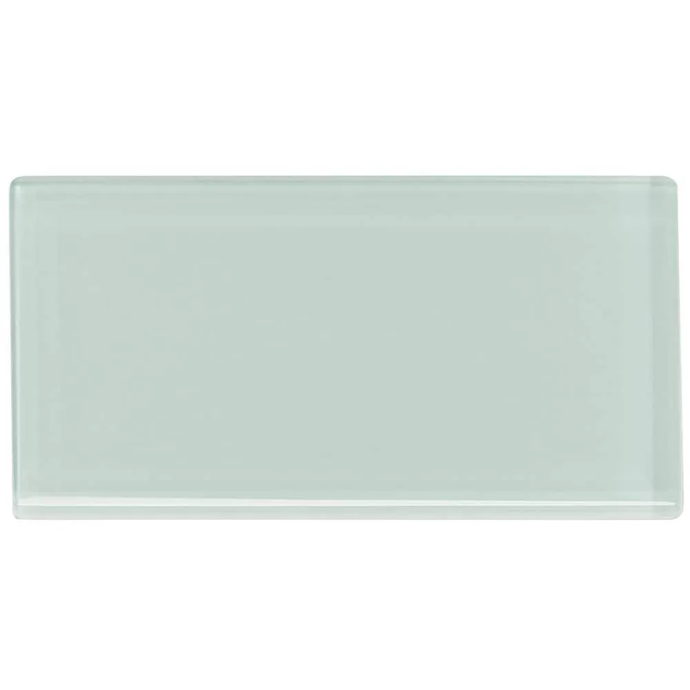 Ivy Hill Tile Contempo Seafoam 3 in. x 6 in. x 8 mm Polished Glass Subway Tile (32 pieces, 4 sq. ft. per box), photo 5 of 7
