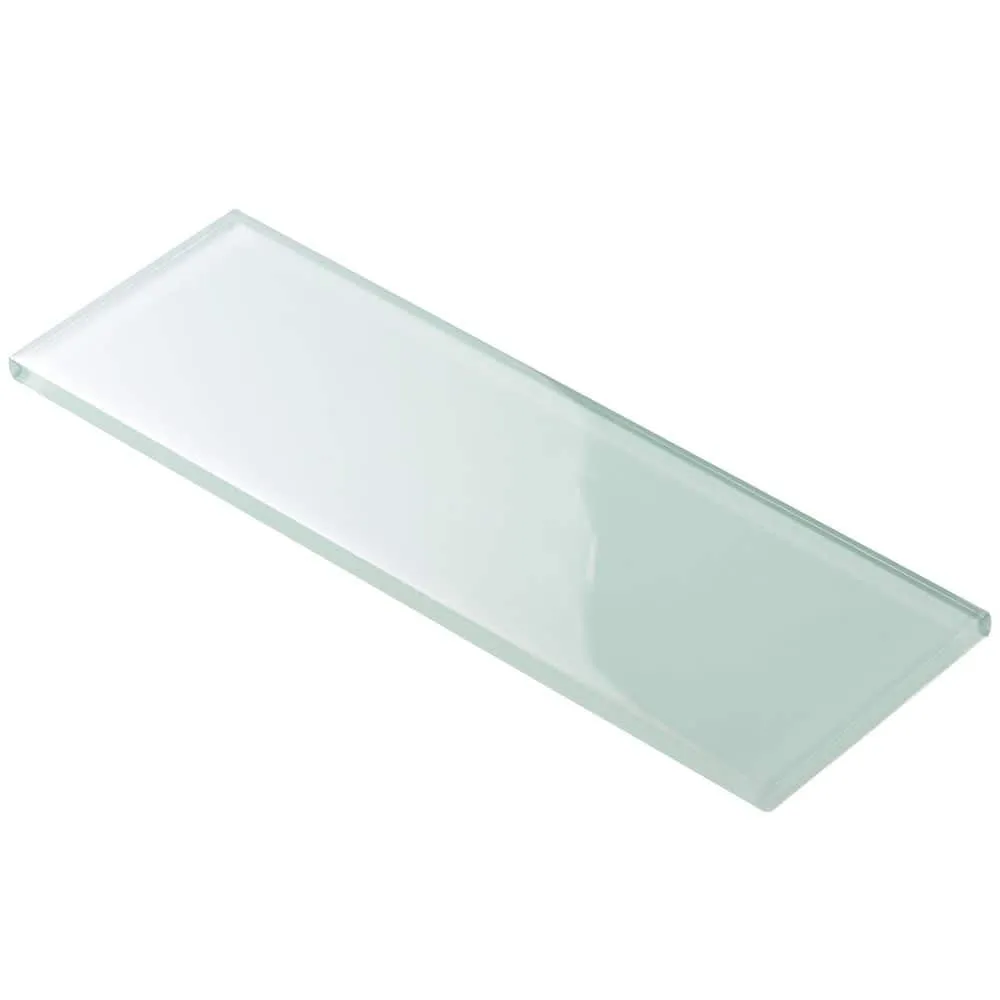 Ivy Hill Tile Contempo Seafoam 4 in. x 12 in. x 8mm Polished Glass Subway Wall Tile (1 sq. ft.) (15 pieces, 5 sq. ft./Box), photo 6 of 7