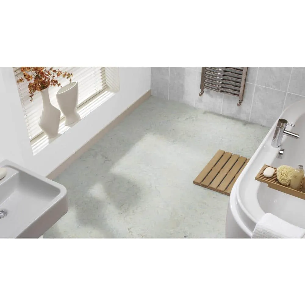 Marmoleum Cinch Loc Seal Seashell 9.8 mm T x 11.81 in. W x 11.81 in. L Laminate Flooring (6.78 sq. ft./case), photo 6 of 6