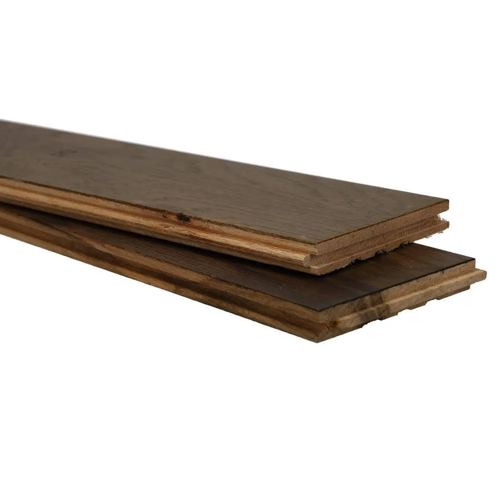 Blue Ridge Hardwood Flooring Northern Coast Seaside Oak 3/4 in. T x 3 in. W Smooth Solid Hardwood Flooring (24 sq.ft./case), photo 6 of 9