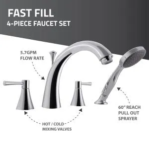 Universal Tubs HD Series 53 in. Left-Drain Quick-Fill Walk-In Whirlpool Bath Tub with Powered Fast Drain, White, photo 20 of 23