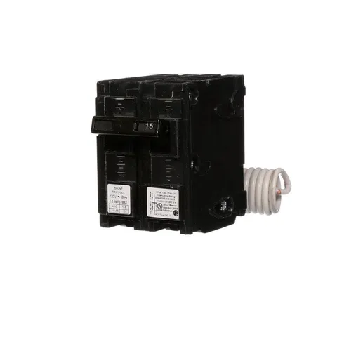 15 Amp Single-Pole Circuit Breaker with Shunt Trip
