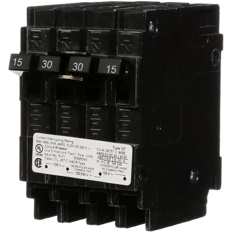 Triplex 15/30 Amp Circuit Breaker