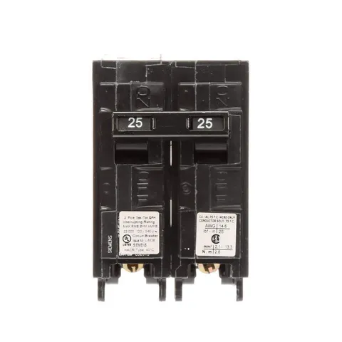 25 Amp Circuit Breaker with 22 kA Rating