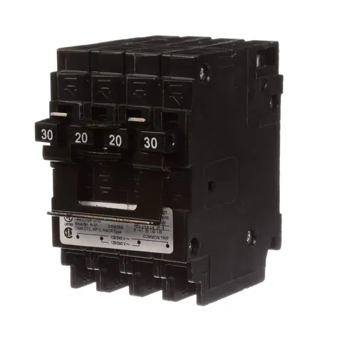 Quadplex Circuit Breaker, 30A/20A