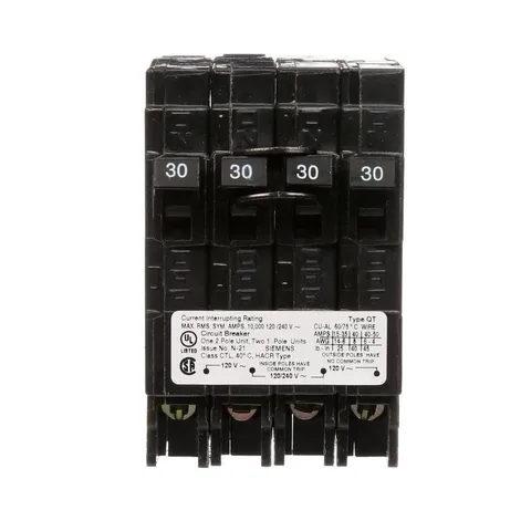 30 Amp Double and Single Pole QT Circuit Breaker