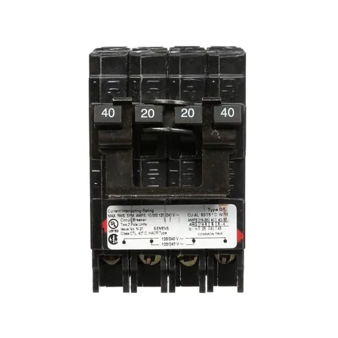 20/40 Amp Quad Circuit Breaker