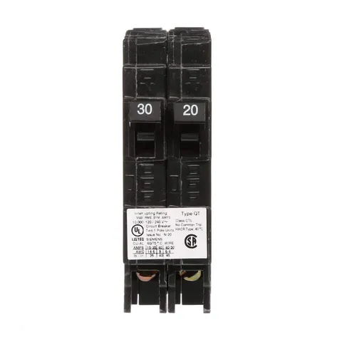30/20 Amp Duplex Circuit Breaker
