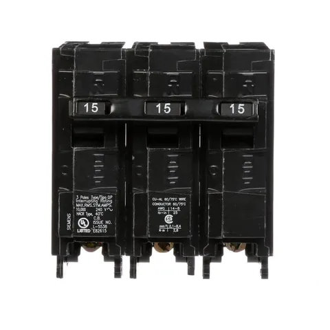 15 Amp 3-Pole Circuit Breaker
