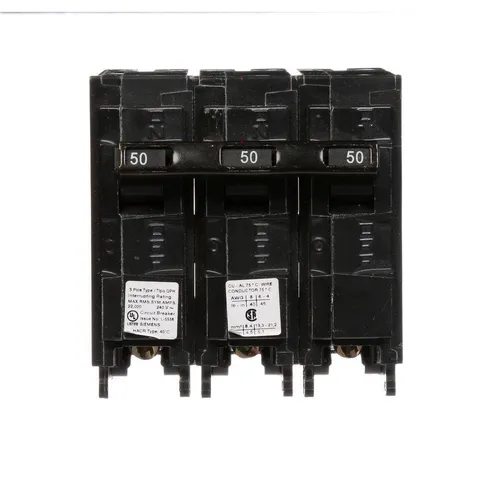 50 Amp Three-Pole Circuit Breaker