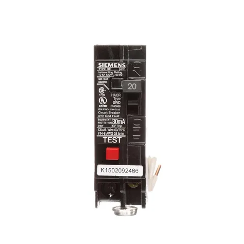 QE120 20 Amp GFCI Circuit Breaker