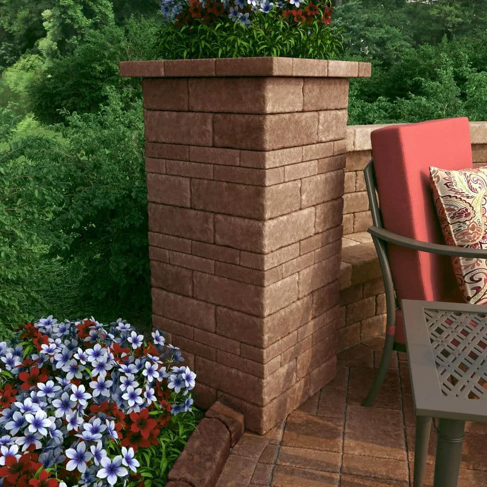 Pavestone Paper Sample Only of RumbleStone 3.5 in. x 7 in. Sierra Blend Concrete Mini Wall Block (1-Piece), photo 6 of 12