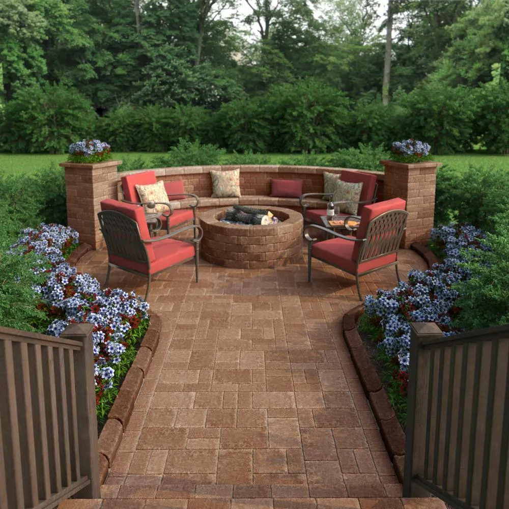 Pavestone Paper Sample Only of RumbleStone 3.5 in. x 7 in. Sierra Blend Concrete Mini Wall Block (1-Piece), photo 8 of 12