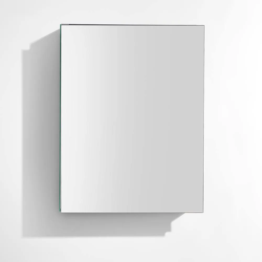 Fresca 20 in. W x 26 in. H x 5 in. D Framed Recessed or Surface-Mount Bathroom Medicine Cabinet, photo 4 of 8