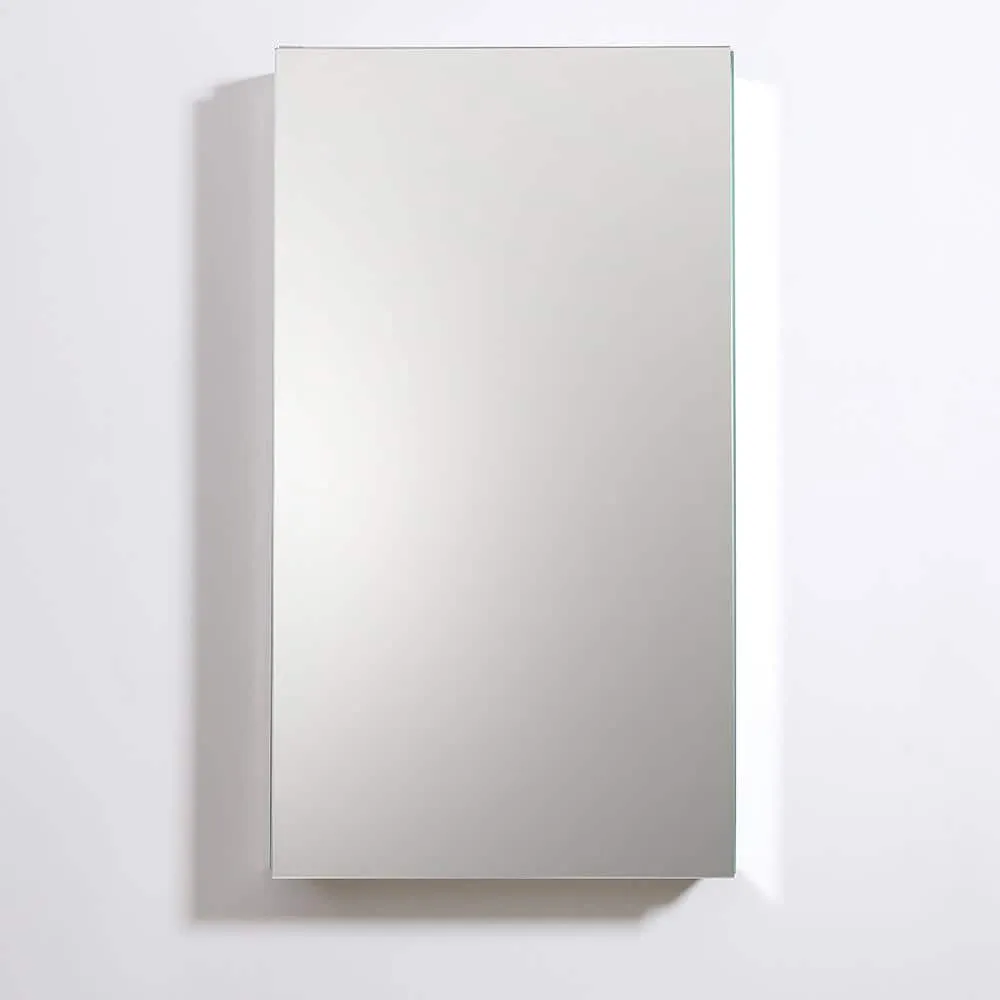 Fresca 20 in. W x 36 in. H x 5 in. D Frameless Recessed or Surface-Mounted Bathroom Medicine Cabinet, photo 5 of 10