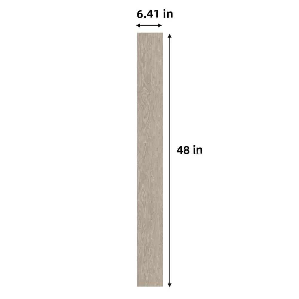 Dekorman Proteco+ Silver Sand Oak 12mm T x 6.41 in. W Uniclic HDF AC4 Waterproof Laminate Wood Flooring (21.2 sq. ft./Case), photo 3 of 3