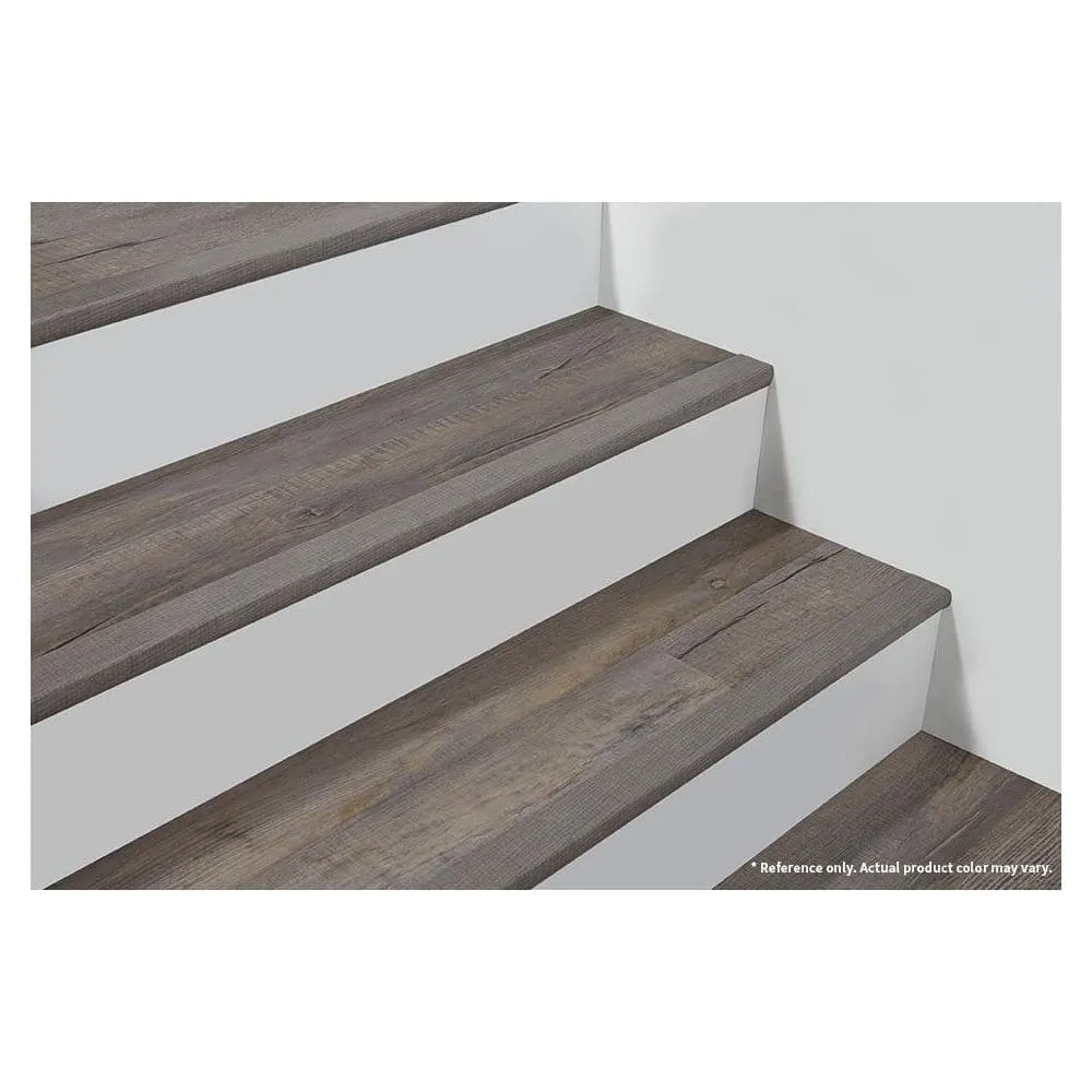 Classy Chic Skyline Grey 1 in. T x 2 in. W x 94 in. L Stair Nose Molding, photo 2 of 2