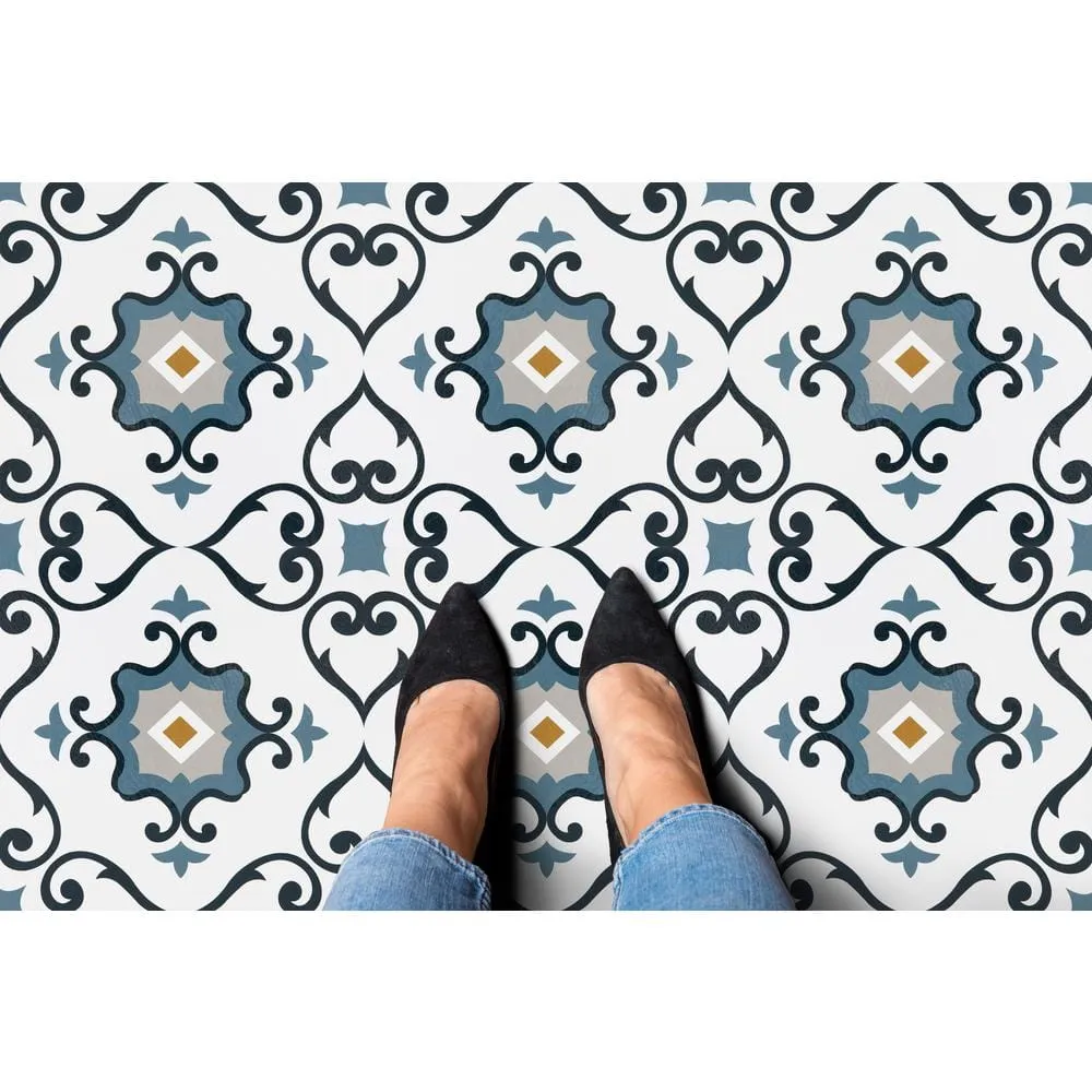 ACHIM Retro Slate 12 in. x 12 in. Self-Adhesive Vinyl Floor Tile (20 Tiles/20 sq. ft.), photo 4 of 5