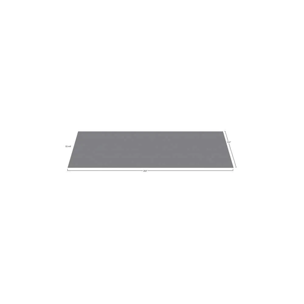 G-Floor Rib 8.5 ft. x 22 ft. Slate Grey Vinyl Garage Flooring Cover and Protector, photo 8 of 8