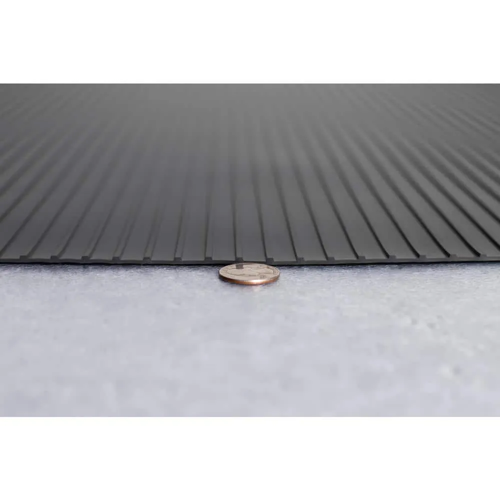 G-Floor Rib 8.5 ft. x 22 ft. Slate Grey Vinyl Garage Flooring Cover and Protector, photo 7 of 8