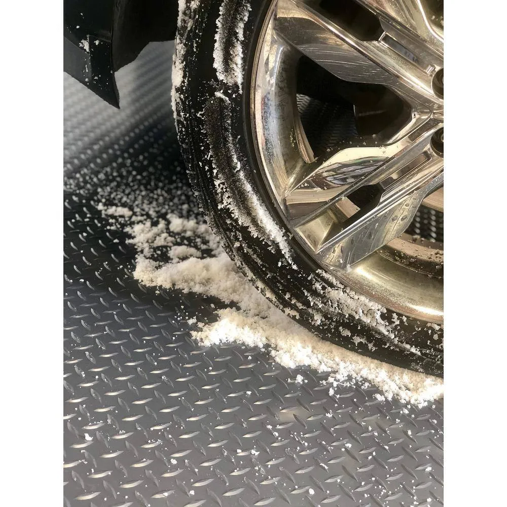 G-Floor Diamond Tread 10 ft. x 24 ft. Slate Grey Commercial Grade Vinyl Garage Flooring Cover and Protector, photo 8 of 8