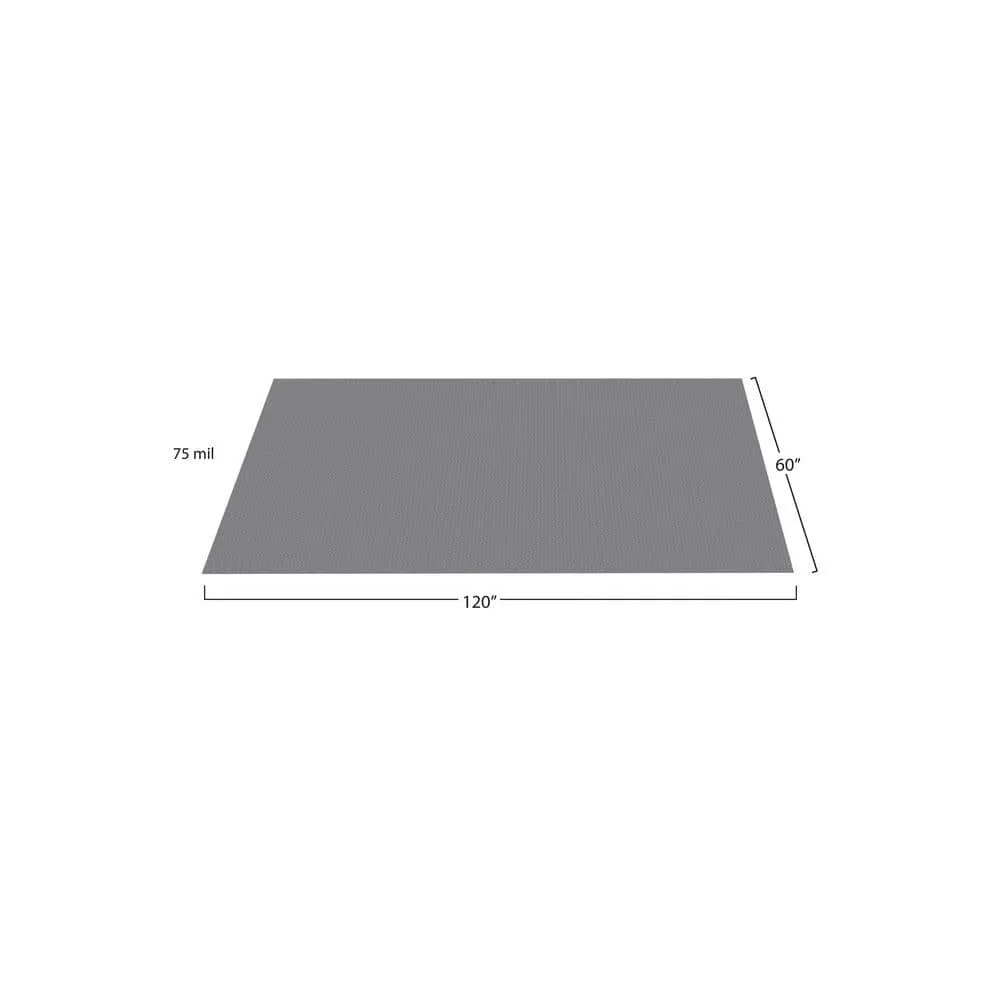 G-Floor Diamond Tread 5 ft. x 10 ft. Slate Grey Commercial Grade Vinyl Garage Flooring Cover and Protector, photo 4 of 8
