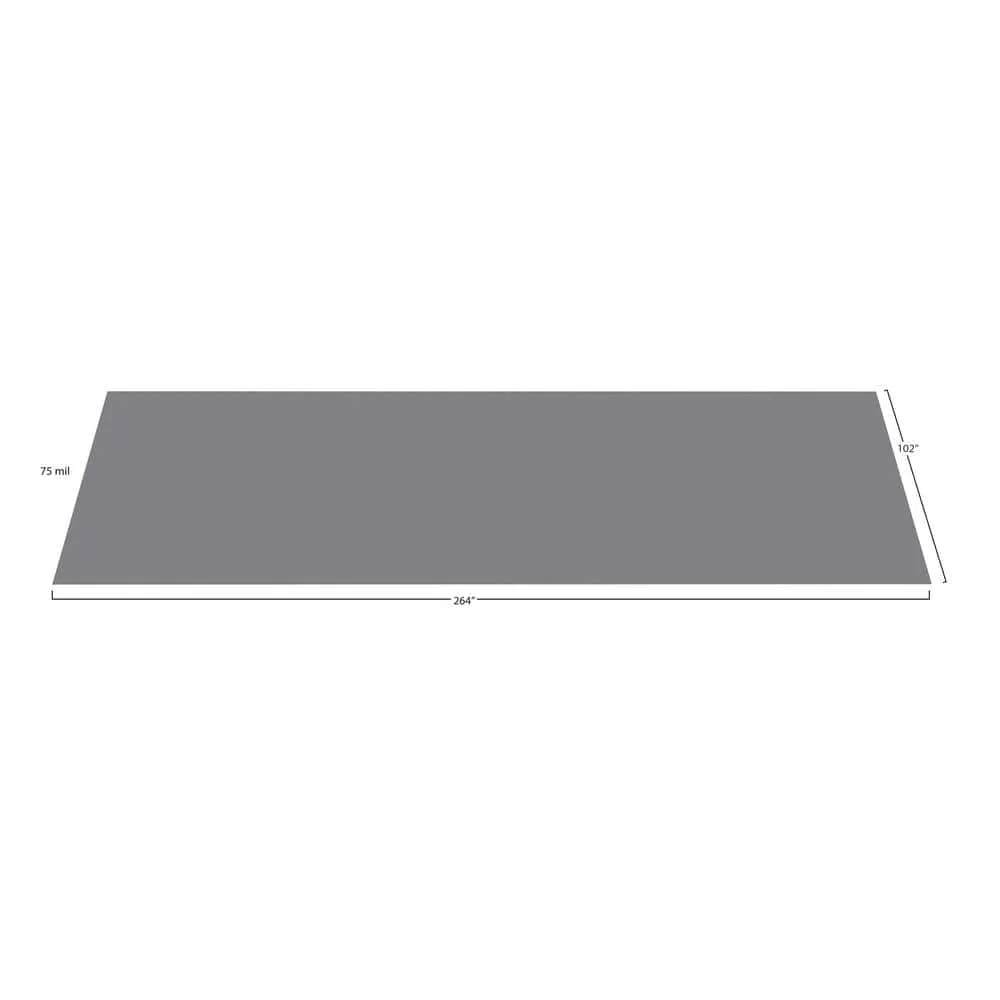 G-Floor Diamond Tread 8.5 ft. x 22 ft. Slate Grey Commercial Grade Vinyl Garage Flooring Cover and Protector, photo 8 of 8