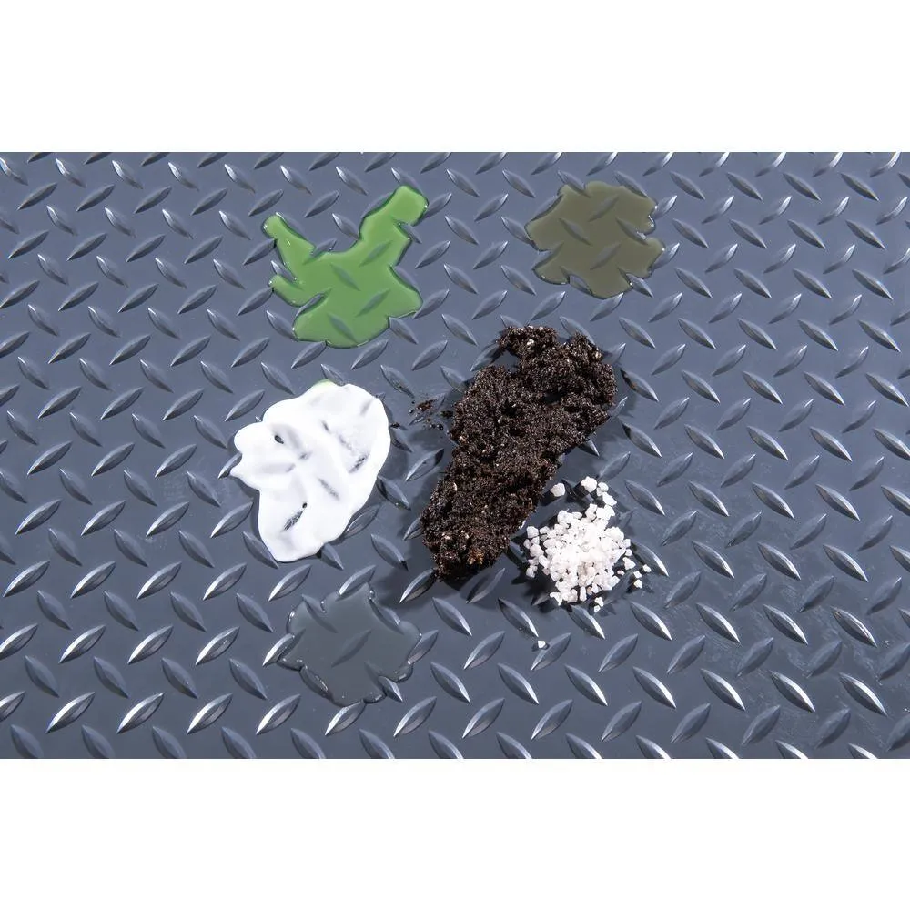 G-Floor Diamond Tread 8.5 ft. x 24 ft. Slate Grey Vinyl Garage Flooring Cover and Protector, photo 8 of 8