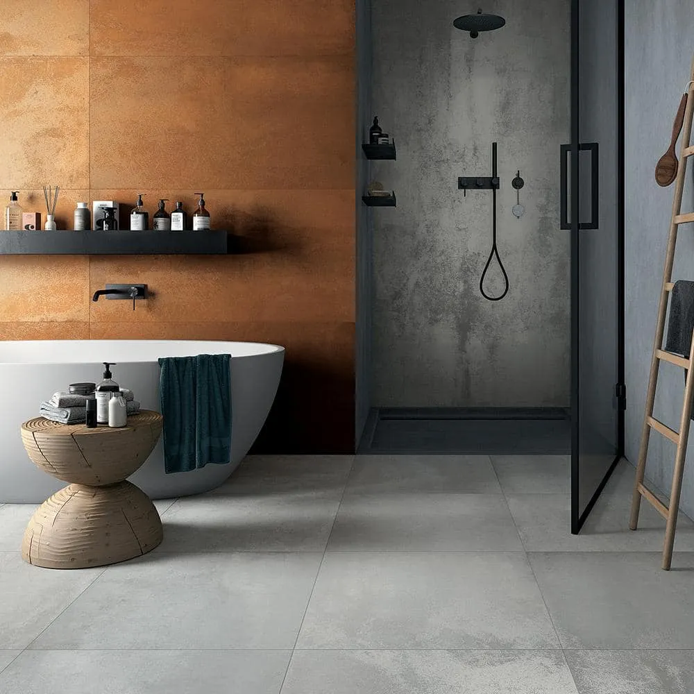 Ivy Hill Tile Forge Smoke 24 in. x 12 in. Matte Porcelain Floor and Wall Tile (7 Pieces, 13.56 sq. ft./Case), photo 4 of 8
