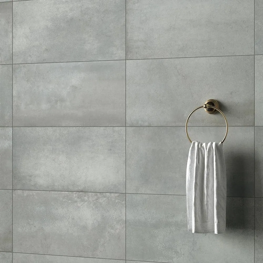 Ivy Hill Tile Forge Smoke 24 in. x 12 in. Matte Porcelain Floor and Wall Tile (7 Pieces, 13.56 sq. ft./Case), photo 2 of 8
