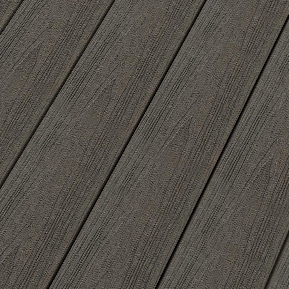 NewTechWood UltraShield Naturale Voyager Series 1 in. x 6 in. x 1 ft. Spanish Walnut Hollow Composite Decking Board Sample, photo 6 of 7