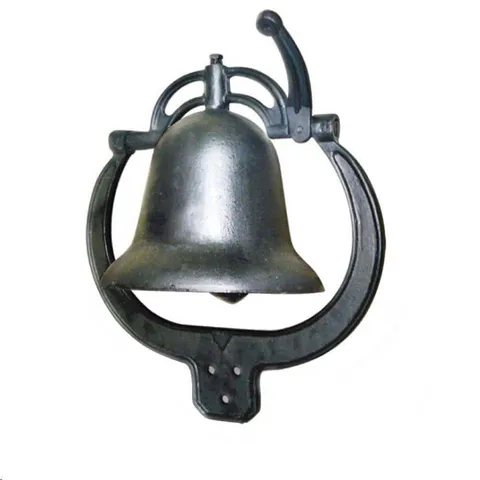 Black Farm Equipment Cast Iron Dinner Bell