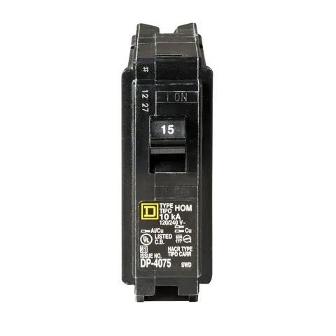 15A Homeline Single-Pole Circuit Breaker